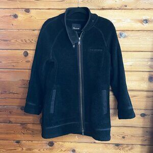 Madewell Black Fleece Jacket